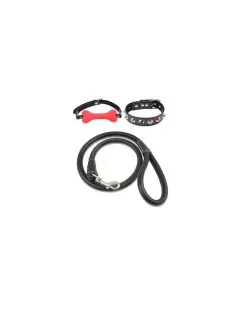 Chisa Novelties Kit Dog Training Laisse Collier Et Baillon Os