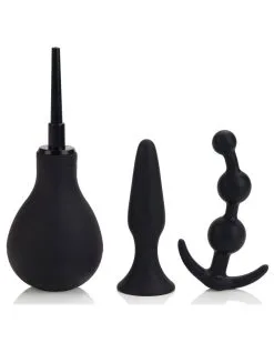 CalExotics Kit Explorer Plairi Anal - Poire De Lavement + Plugs