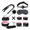 Generique Kit Sm Bondage 10 Pièces Noir-rose