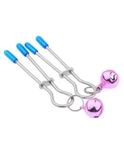 Generique Kit Sm Mix Bondage Bleu-Rose 4 Pièces -Sextoys boutique kit sm mix bondage bleu rose 4 pieces 3