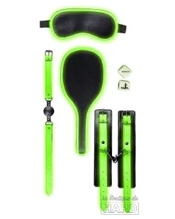 Ouch! Glow Kit Sm Phosphorescent Bondage Glow 5 Pièces
