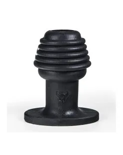 Bulder Plug Kulspruta Anal Plug Tunnel Black