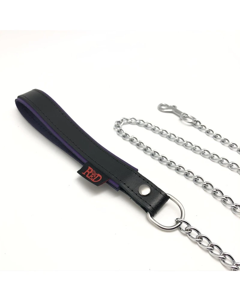 The Red Laisse Avec Poignée Cuir 1m Noir 4 The Red Laisse Avec Poignée Cuir 1m Noir – Image 4