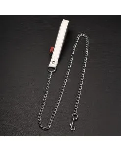 The Red Laisse Avec Poignée En Cuir 1m Blanc 7 The Red Laisse Avec Poignée En Cuir 1m Blanc -Sextoys boutique laisse avec poignee en cuir 1m blanc 2