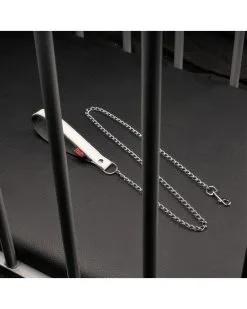 The Red Laisse Avec Poignée En Cuir 1m Blanc 8 The Red Laisse Avec Poignée En Cuir 1m Blanc -Sextoys boutique laisse avec poignee en cuir 1m blanc 3