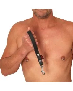 The Red Laisse Courte En Cuir Noire 7 The Red Laisse Courte En Cuir Noire -Sextoys boutique laisse courte en cuir noire 2