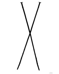 Master Series Liens De Contrainte Pour Porte - Noirs -Sextoys boutique liens de contrainte pour porte noirs 4