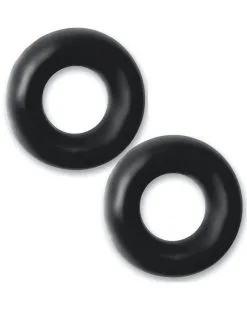 Hûnkyjunk By Oxballs Lot De 2 Cockrings Stiffy Bulge Noirs