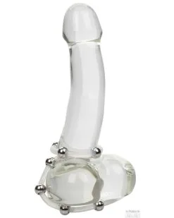 CalExotics Lot De 2 Cockrings Transparents Avec Billes -Sextoys boutique lot de 2 cockrings transparents avec billes 2