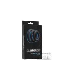 Optimale Lot De 3 Anneaux Silicone 10mm Gris -Sextoys boutique lot de 3 anneaux silicone 10mm gris 1