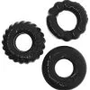 Oxballs Lot De 3 Cockrings Bonemaker Noirs
