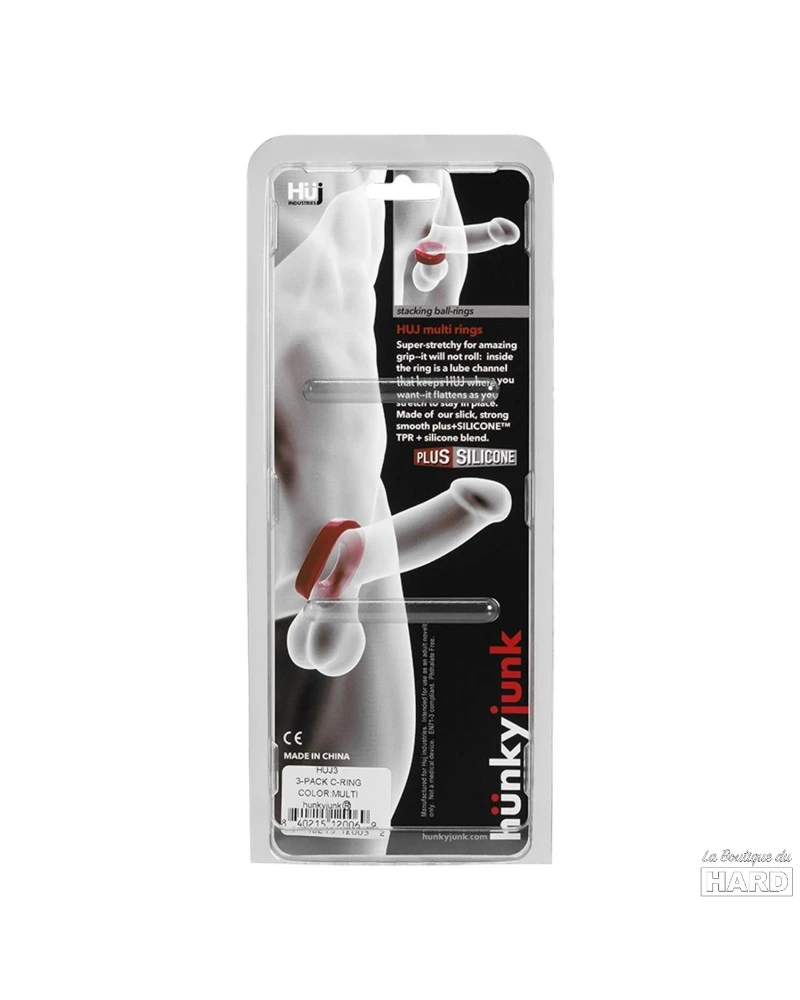 H¸nkyjunk By Oxballs Lot De 3 Cockrings Huj Dark 5 H¸nkyjunk By Oxballs Lot De 3 Cockrings Huj Dark – Image 5