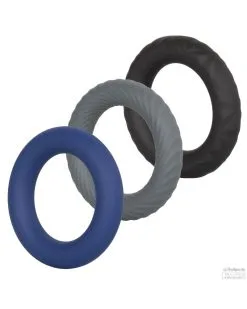 CalExotics Lot De 3 Cockrings Link Up ExtrÍme 38mm -Sextoys boutique lot de 3 cockrings link up extrime 38mm 2