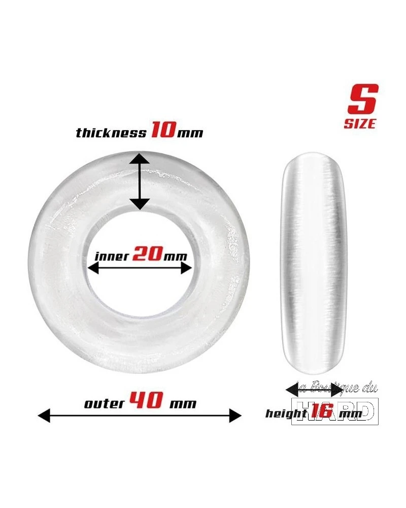 Lot De 3 Cockrings Souples Beast Rings Transparents 3 Lot De 3 Cockrings Souples Beast Rings Transparents – Image 3