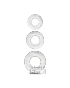 Lot De 3 Cockrings Souples Beast Rings Transparents