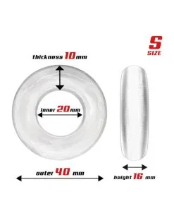 Lot De 3 Cockrings Souples Beast Rings Transparents -Sextoys boutique lot de 3 cockrings souples beast rings transparents 8