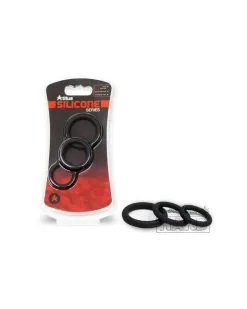 Lot De 3 Cockrings Titus Stretchy Noir -Sextoys boutique lot de 3 cockrings titus stretchy noir 2