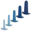 CalExotics Lot De 5 Plugs Silicone Anal Training Bleus