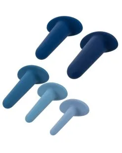 CalExotics Lot De 5 Plugs Silicone Anal Training Bleus -Sextoys boutique lot de 5 plugs silicone anal training bleus 3