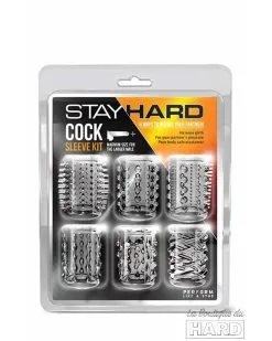 Blush Lot De 6 Gaines à Pénis Cock Sleeve 5 X 3cm