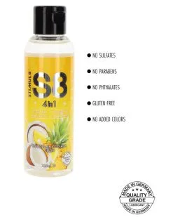 S8 STIMUL8 Lubrifiant Comestible Coco Pina Colada 4in1 S8 125mL -Sextoys boutique lubrifiant comestible coco pina colada 4in1 s8 125ml 2