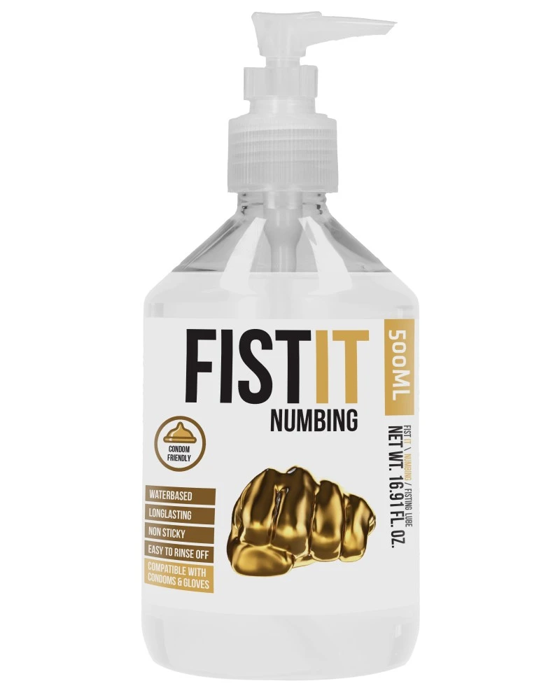 Lubrifiant Relaxant Fist It Numbing - Bouteille Pompe 500ml 1 Lubrifiant Relaxant Fist It Numbing - Bouteille Pompe 500ml