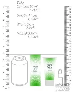 Lubrifiant Relaxant Natural CBD 50ml -Sextoys boutique lubrifiant relaxant natural cbd 50ml 2
