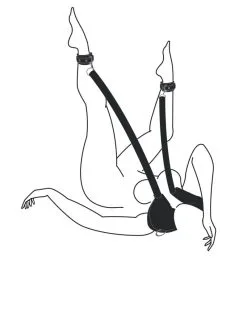 Easytoys Fetish Collection Mainteneur De Position Sex Sling -Sextoys boutique mainteneur de position sex sling 4