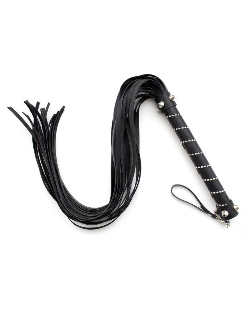 Correct Me Martinet Long Diamond 75cm Noir 1 Correct Me Martinet Long Diamond 75cm Noir