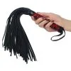 Love Toy Martinet Whip Me Baby 38cm Noir-Rouge