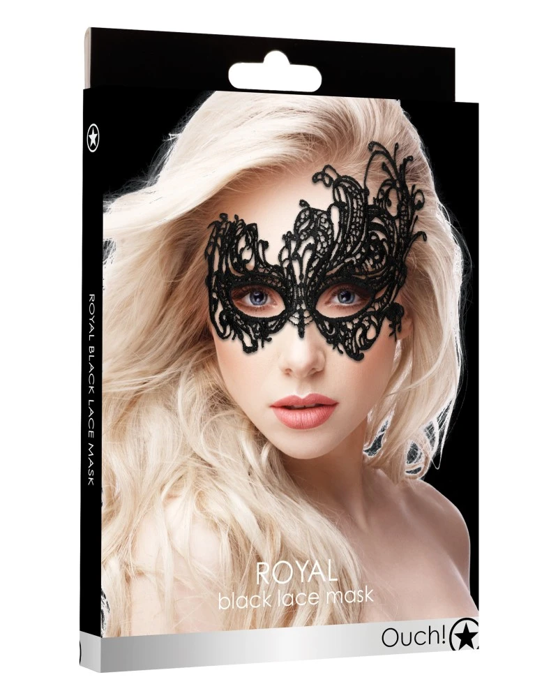 Ouch! Masque Dentelle Royal Noir 3 Ouch! Masque Dentelle Royal Noir – Image 3