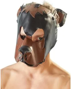 Fetish Collection Masque Dog Fetish Noir-marron