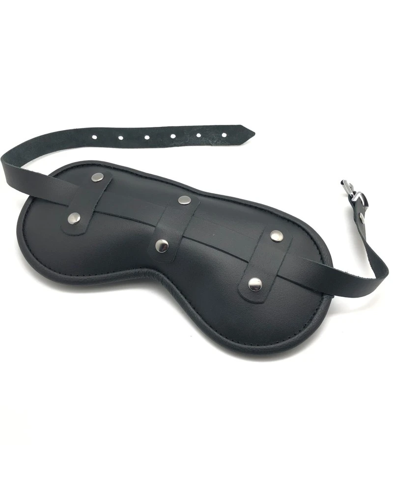 The Red Masque En Cuir Rembourré Blind Up Noir 2 The Red Masque En Cuir Rembourré Blind Up Noir – Image 2