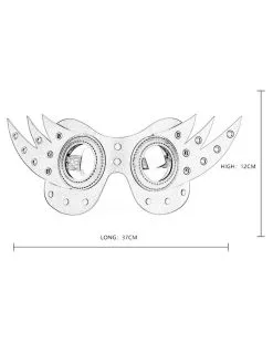 KinkHarness Masque Splicy Wing Noir 20 KinkHarness Masque Splicy Wing Noir -Sextoys boutique masque splicy wing noir 9