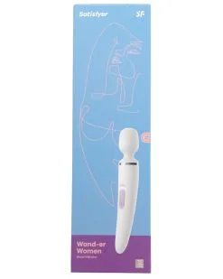 Satisfyer Masseur Wand-er Women Blanc - Tête 78mm 8 Satisfyer Masseur Wand-er Women Blanc - Tête 78mm -Sextoys boutique masseur wand er women blanc tete 78mm 1