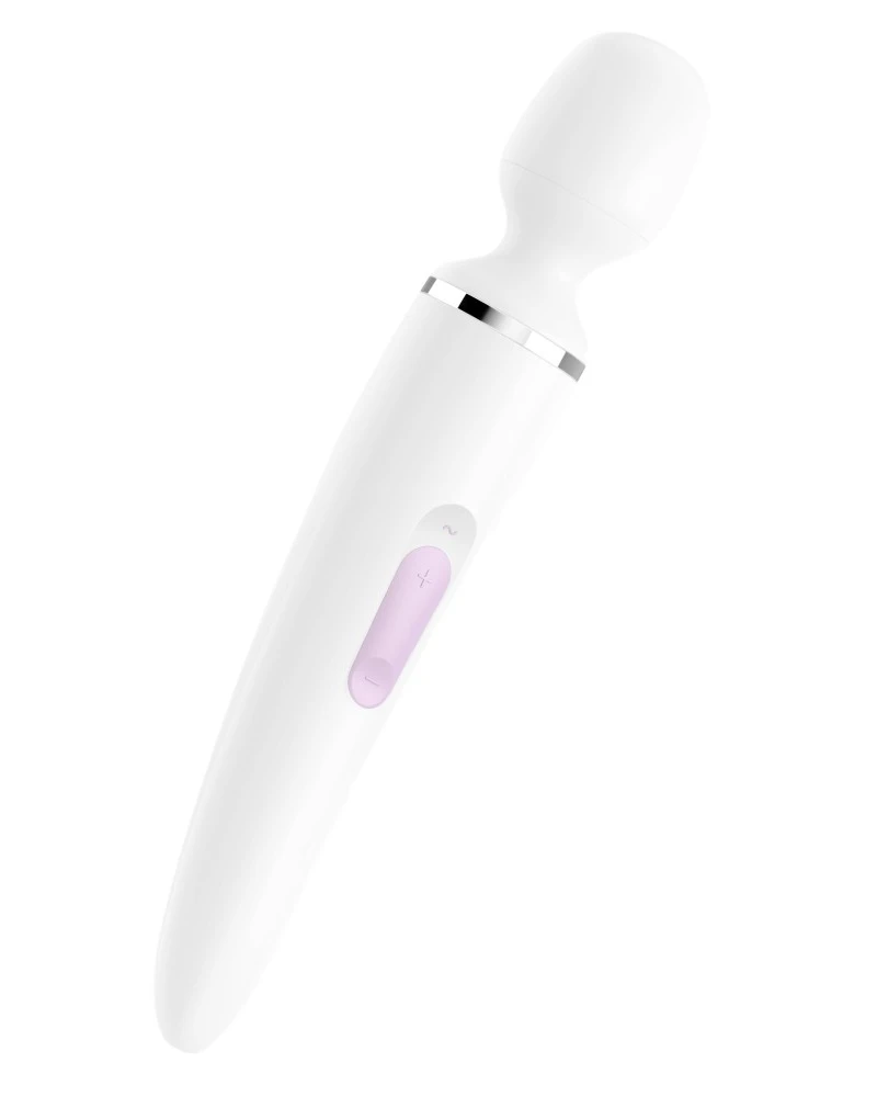 Satisfyer Masseur Wand-er Women Blanc - Tête 78mm 1 Satisfyer Masseur Wand-er Women Blanc - Tête 78mm