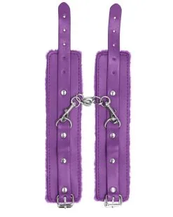 Ouch! Menottes De Poignet Plush Violet 5 Ouch! Menottes De Poignet Plush Violet -Sextoys boutique menottes de poignet plush violet 2