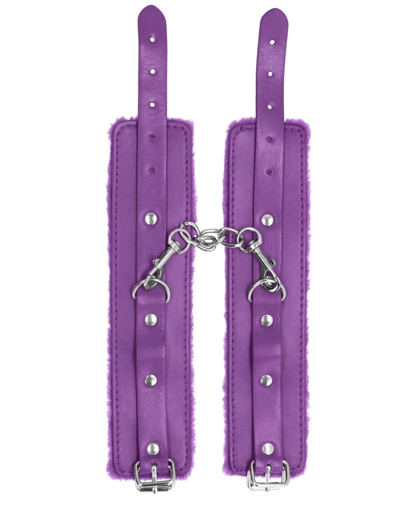 Ouch! Menottes De Poignet Plush Violet 3 Ouch! Menottes De Poignet Plush Violet – Image 3