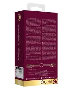 Ouch! Halo Menottes De Poignets Avec Anneaux Halo Rouge -Sextoys boutique menottes de poignets avec anneaux halo rouge 5