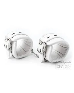 BDSMaster Menottes De Poignets Cuff Bomb Blanches