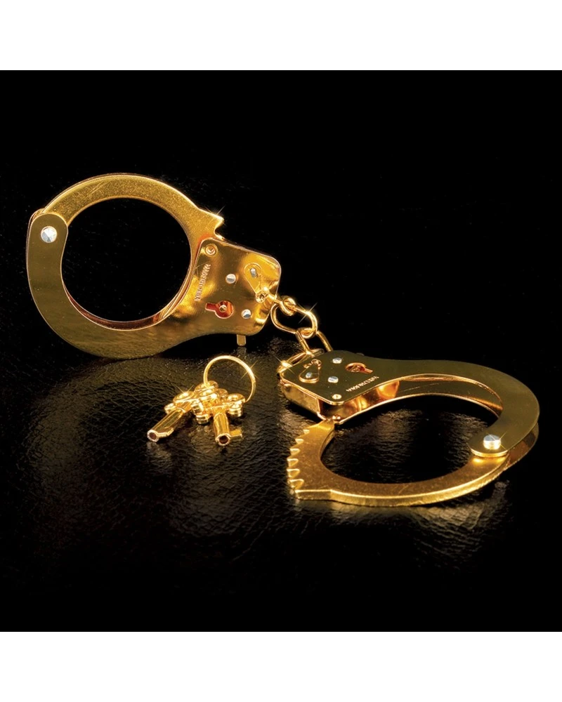 Fetish Fantasy Series Menottes De Poignets Gold Métal 2 Fetish Fantasy Series Menottes De Poignets Gold Métal – Image 2