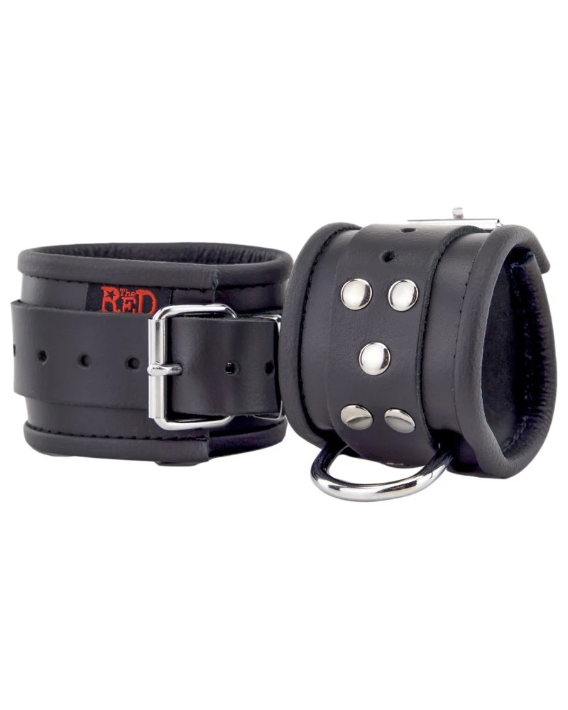 The Red Menottes En Cuir Pour Les Poignets Noir 1 The Red Menottes En Cuir Pour Les Poignets Noir