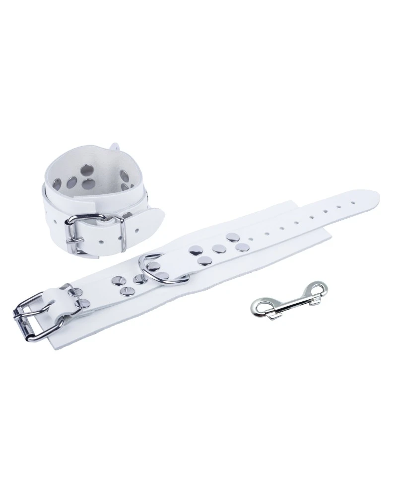 The Red Menottes En Cuir Ultra Blanches 3 The Red Menottes En Cuir Ultra Blanches – Image 3