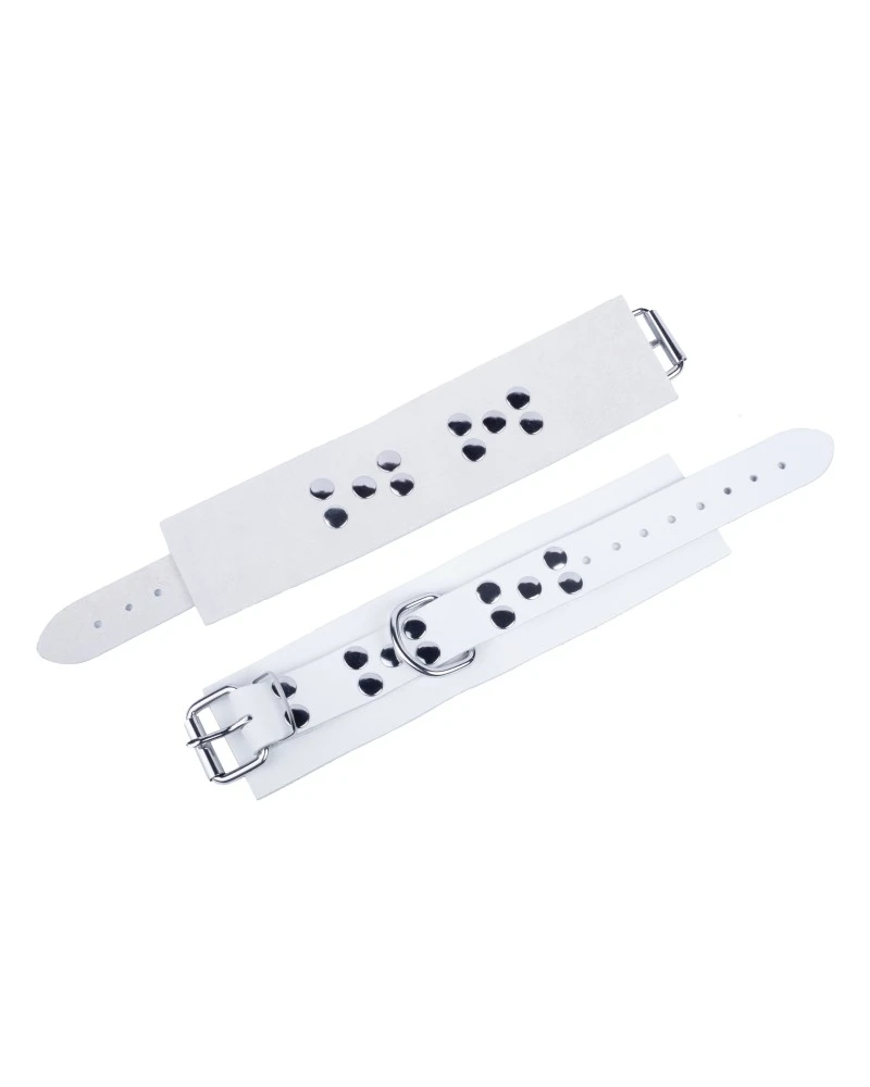 The Red Menottes En Cuir Ultra Blanches 4 The Red Menottes En Cuir Ultra Blanches – Image 4