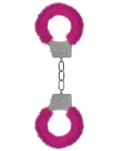 Ouch! Menottes Fourrures Métalliques Rose