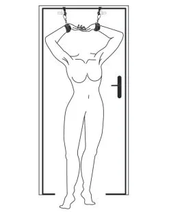 Easytoys Fetish Collection Menottes Pour Porte Door Jam Simili -Sextoys boutique menottes pour porte door jam simili 2