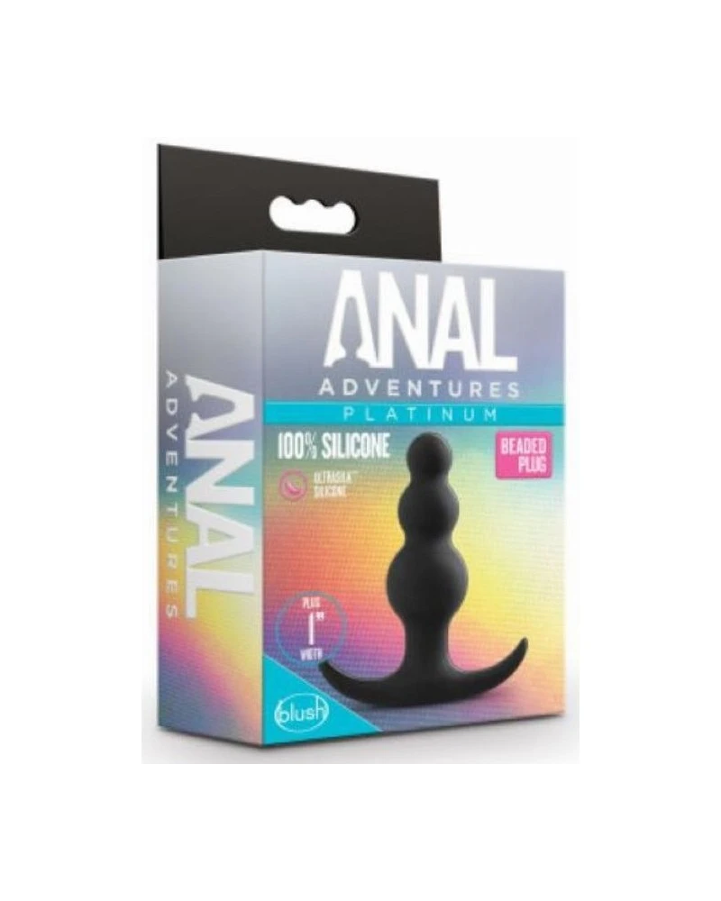 Mini Plug Anal Adventures Beaded 7 X 2.5cm 2 Mini Plug Anal Adventures Beaded 7 X 2.5cm – Image 2