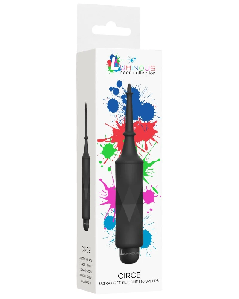Luminous Mini Vibro Circe 15cm Noir 2 Luminous Mini Vibro Circe 15cm Noir – Image 2