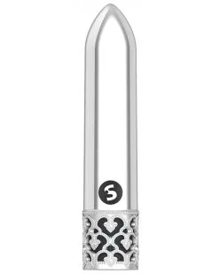 Royal Gems Mini Vibro Glitz 8.7cm Argenté