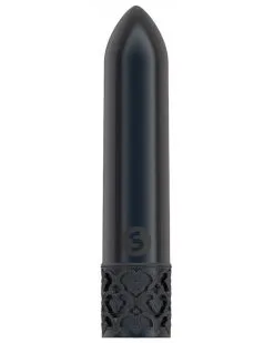 Royal Gems Mini Vibro Glitz 8.7cm Noir